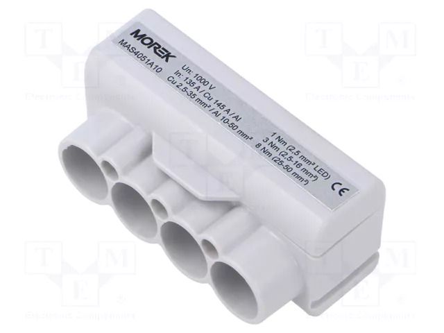 Splice terminal: distribution block; SLT50; 1kV; PIN: 7(4+3) MOREK MAS4051A10