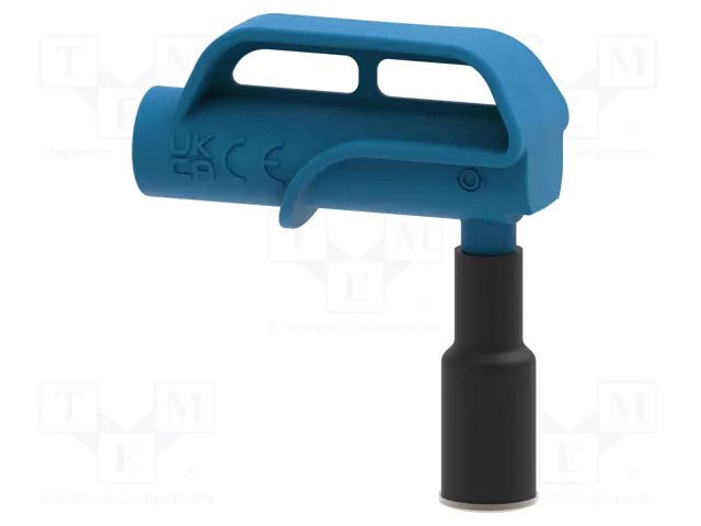 Adapter; 4A; blue; Tip diameter: 11mm; Socket size: 4mm; MGP ELECTRO-PJP PJPMGP11-0-IEC-BL