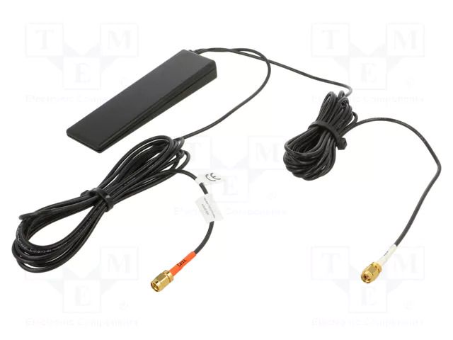 Antenna; 3G,4G,LTE; 2.5dBi; self-adhesive; 50Ω; 1.7÷2.7GHz; SMA MOBILEMARK CVW-LTE-2C2C