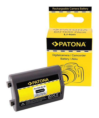PATONA Battery for Nikon D4 D4S D5 D810 D850 EN-EL18D EN-EL18 ENEL18 Samsung cells  , PATONA 1137 4260284325213