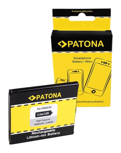 PATONA Battery f. Samsung Galaxy S4 S4 LTE Galaxy SIV Altius GT-I9500, PATONA 3018 4055655058216