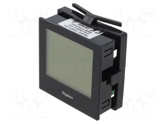 Meter: network parameters; on panel; digital,mounting; LCD TDE INSTRUMENTS DPM72-AV2