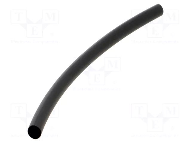 Heat shrink sleeve; glueless; 2: 1; 6.35mm; L: 0.15m; black; 20pcs. ALPHA WIRE F2211/4-BK064