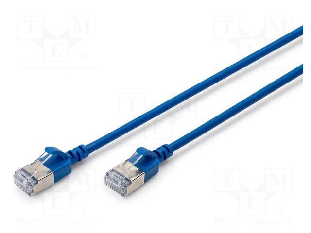 Patch cord; F/FTP; Cat: 6a; RJ45 plug,both sides; stranded; Cu; 5m DIGITUS DK-1632-A-050S-B