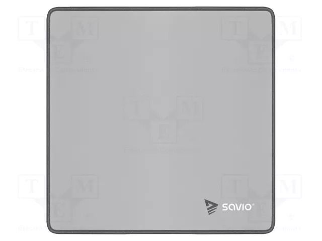 Pad; black,grey; mouse; 250x250x2mm; TURBO DYNAMIC SAVIO SAVGGETDS