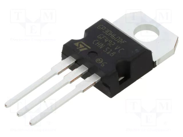 Transistor: IGBT; 600V; 30A; 260W; TO220AB STMicroelectronics STGP30H60DF