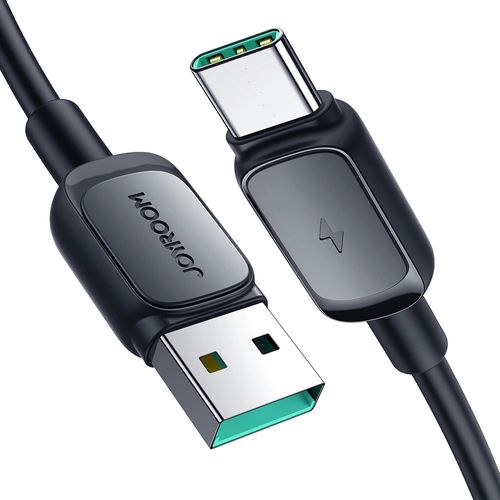 Joyroom Multi-Color Series A14 USB-A / USB-C 3A Cable 1.2 m - Black, Joyroom 6956116748302 6956116748302