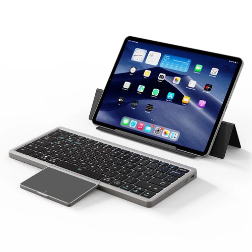 Dux Ducis OK Series wireless Bluetooth keyboard with touchpad - black, Dux Ducis 6934913028872 6934913028872