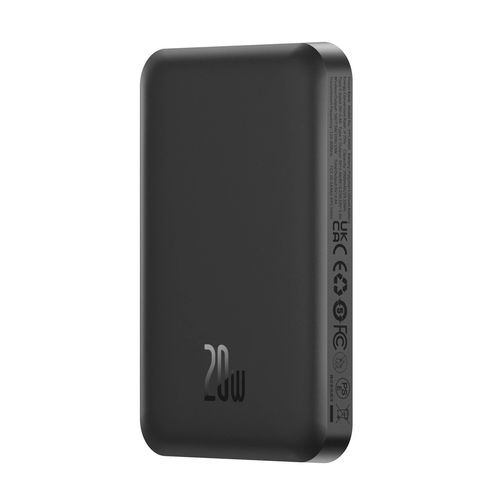 Baseus mini power bank 5000mAh 20W + USB-C cable (20V/3A) - black, Baseus 6932172636234 6932172636234