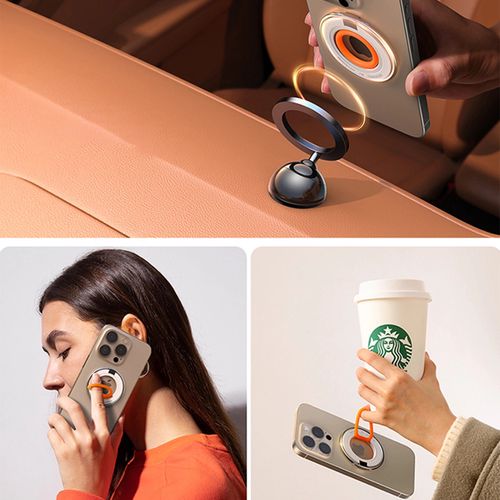 Joyroom JR-ZS383 MagSafe magnetic phone holder - orange, Joyroom 6941237121073 6941237121073