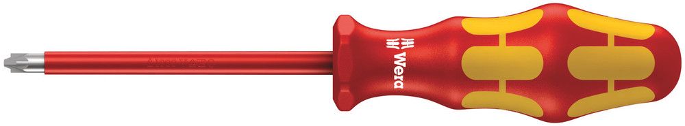 165 i PZ/S VDE Insulated screwdriver for PlusMinus screws (Pozidriv/slotted), # 1x80, Wera 05006190001