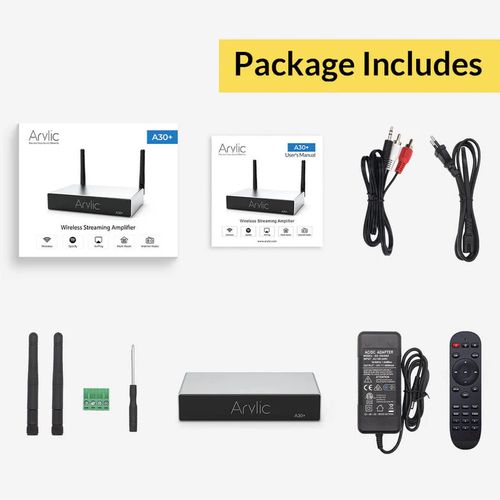 Arylic A30+ Wireless Stereo Amplifier, Rakoit Technology (HK) CO., LTD A30+ 4779027628226