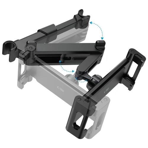 Tech-Protect V1 Telescopic Car Headrest Phone Holder - Black, Tech-Protect 5906302303601 5906302303601