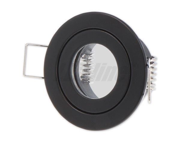 Iebūvējams LED line® downlight tipa mitrumdrošs MR11 apaļš, melns 249297 5901583249297