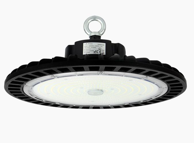 LED apgaismojums, PHANTOM, PHANTOM, 230Vac, 200W 38 000lm, 190lm/W, 1-10V dimmējams. 203204 5905378203204