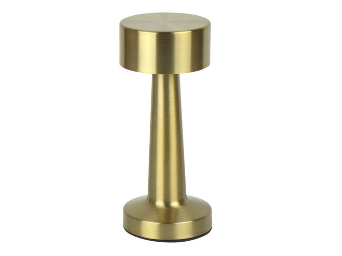 Uzlādējama galda lampa RIWIA 1,0W 120lm CCT zelta 1,8Ah USB C tipa 204492 5905378204492