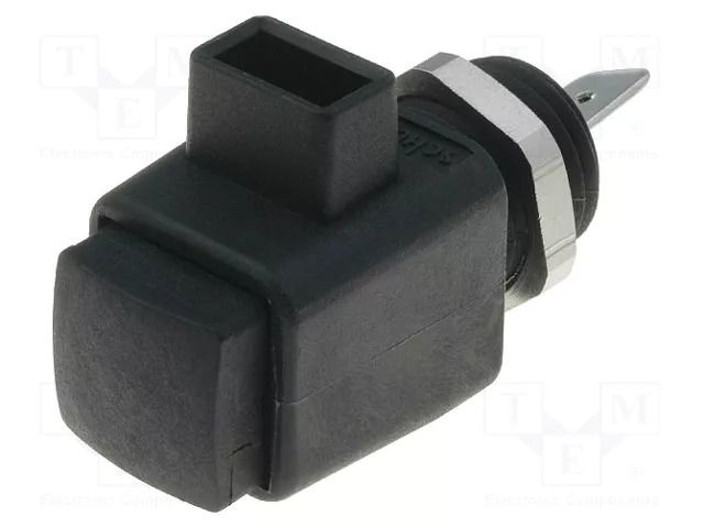 Laboratory clamp; black; 300VDC; 16A; screw,spring clamp; nickel SCHÜTZINGER ESD798-SW