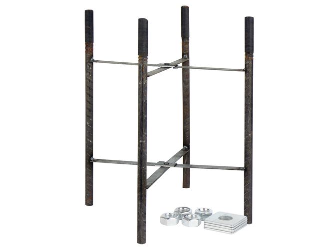Iemūrēts tērauda rāmis uzstādīšanai uz stabiem 206649 5905378206649