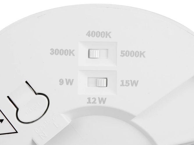 LED panelis universāls EASY FLEX 9-12-15W CCT 1120lm, apaļš, melns 209954 5905378209954