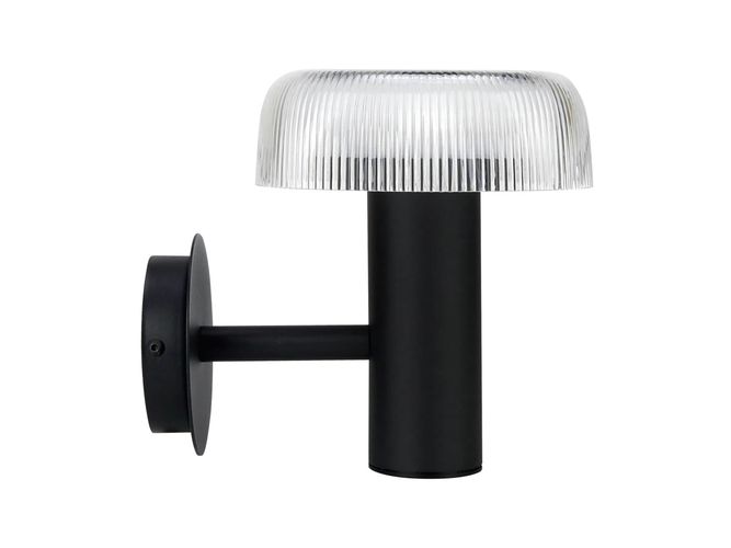 Saules sienas lampas 3000K 170lm 2Ah USB-C apaļš IP54 melns PRIME 217577 5905378217577