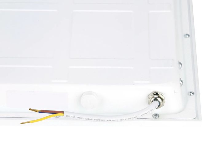 LED panelis 40W, 60x60cm, 4800lm, 120lm/W, 4000K, IP65, mitram lietojumam 218598 5905378218598