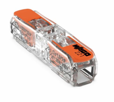 Universāls elektroinstalācijas savienojums INLINE 2x0.2-4mm² 450V 32A WAGO 221-2411