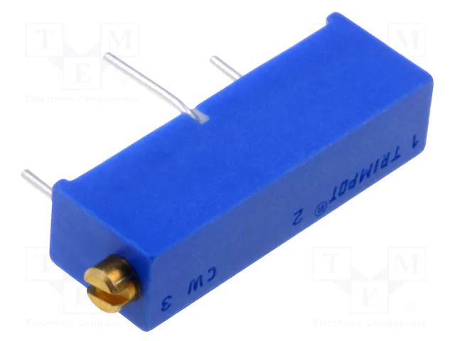 Potentiometer: mounting; multiturn; 100kΩ; 750mW; ±10%; linear BOURNS 3006W-1-104LF