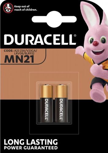 Sārma baterija 23A 12V Duracell (2 gab.iepakojums) MN21 23A/DUR-BL2 5000394203969