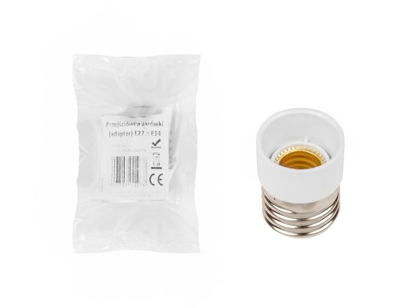 Adaptera ligzda no E27 uz E14 242076 5901583242076