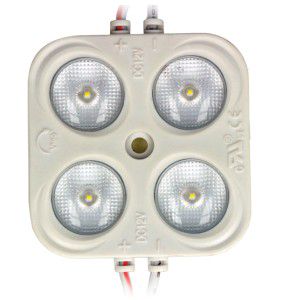 LED modulis 12V 3W 285lm 170° 6500K IP65, 4x SMD2835 OSRAM LED, 7gadu garantija, LED line 243431 5901583243431