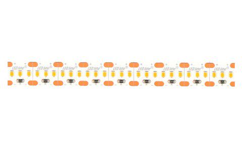 LED lente 12V 24W/m nehermētiska IP20 silti balta 2700K 71lm/W 300LED/m  LED line 245268 5901583245268