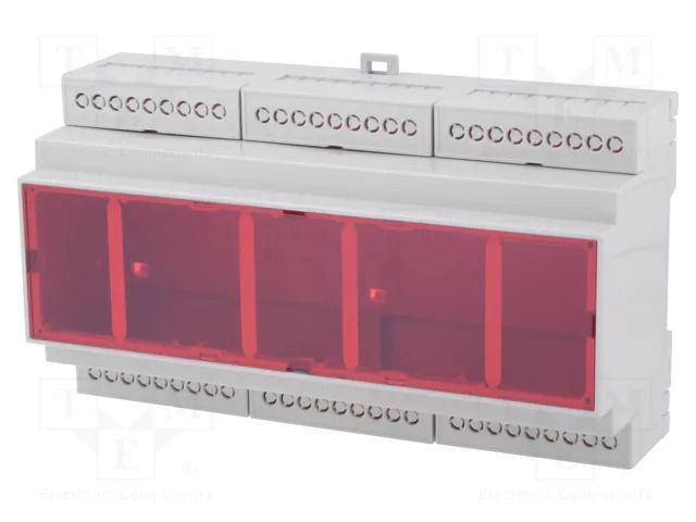 Enclosure: for DIN rail mounting; Y: 90.2mm; X: 159.5mm; Z: 57.5mm GAINTA D9MG-IRC