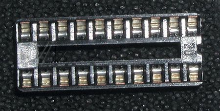 Ligzda mikroshēmai  DIP20 RoHS IC/20-F