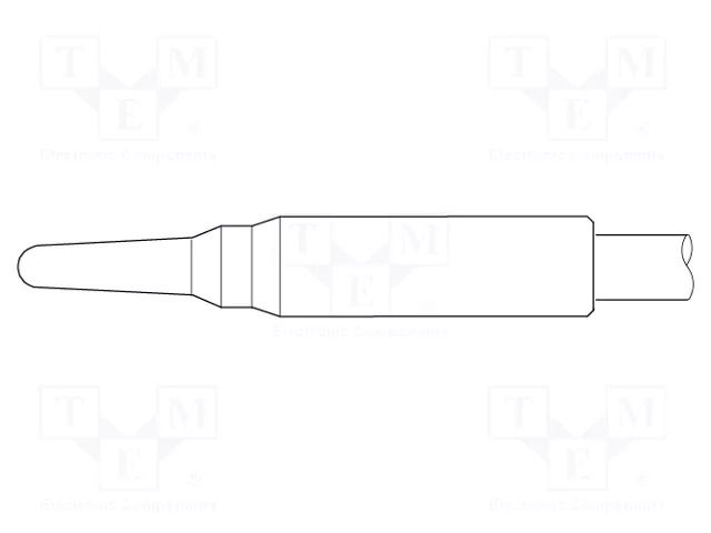 Tip; conical; 0.8mm JBC TOOLS JBC-C105107