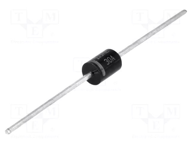 Diode: TVS; 1.5kW; 30V; 38A; unidirectional; ±5%; Ø5,4x7,5mm; 1.5KE DIOTEC SEMICONDUCTOR 1.5KE30A-DIO