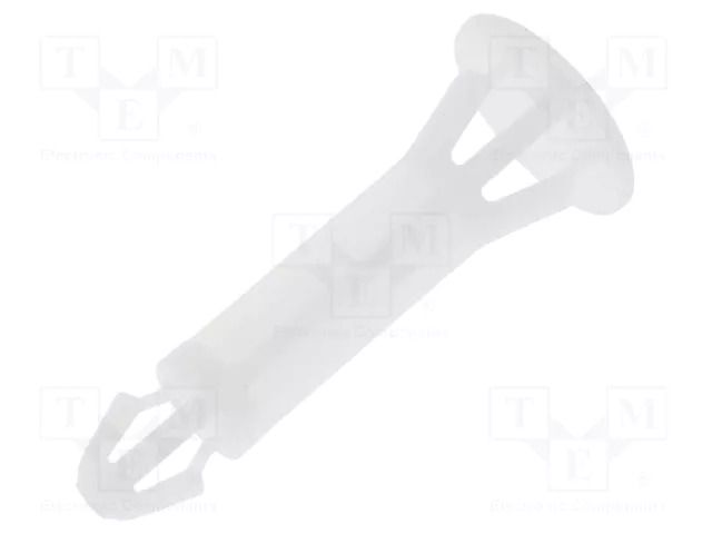 Assembly stud; polyamide; L: 18mm; snap fastener; natural; UL94V-2 FIX&FASTEN FIX-RBS-18