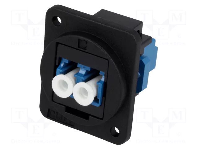 Connector: fiber optic; coupler; single mode duplex (SM); FT CLIFF CP30213X