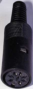 Ligzda DIN-8  kabelim AU/CX-D8-F