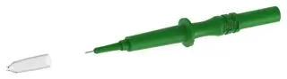 TEST PROBE CONN, NEEDLE, 1A, 600V, GREEN 72-14308
