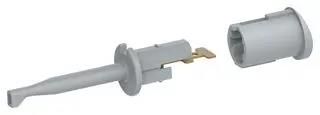 TEST PROBE CONN, HOOK, 6A, 70V, GREY 72-14330