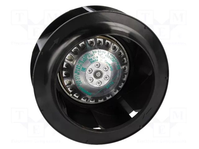 Fan: AC; radial; 230VAC; Ø133x91mm; ball; 2800rpm; IP44 EBM-PAPST R2E133-BH66-05