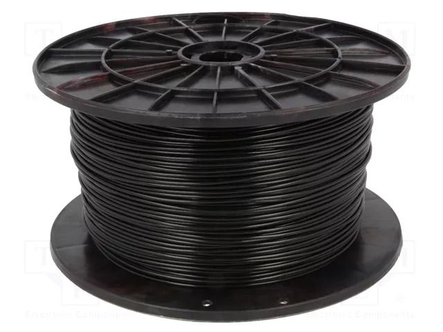 Filament: PLA; Ø: 1.75mm; black; 200÷235°C; 1kg DEVIL DESIGN DEV-PLA-1.75-BK