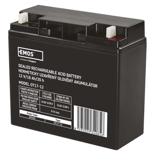 SLA battery 12V 18Ah, EMOS B9655 8595025340856