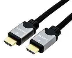 CABLE, HDMI A PLUG-PLUG, 5M, BLACK 11.04.5853