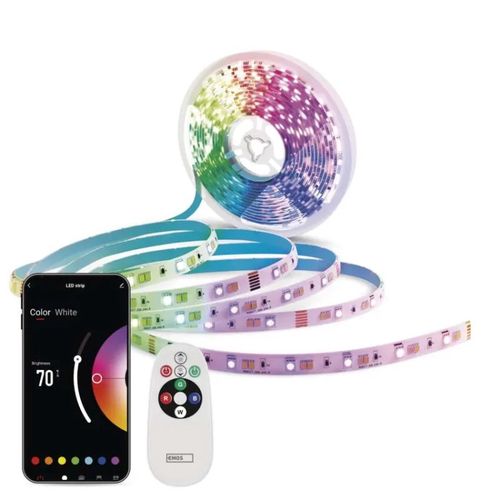 GoSmart LED strip WiFi 5m, 22W, 1400lm, RGB/CCT, EMOS ZPW518R 8592920120460