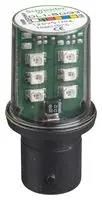 LED REPLACEMENT LAMP, BA15D, GREEN DL1BDG3