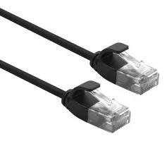 PATCH CORD, RJ45 PLUG-PLUG, 150MM, BLK 21.15.3950