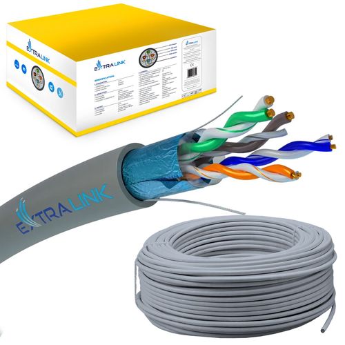 Extralink CAT5E FTP (F/UTP) Indoor | Twisted pair | 305M, EXTRALINK EX.18259 5903148918259