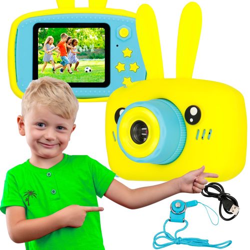 Extralink Kids Camera H23 Yellow | Camera | 1080P 30fps, 2.0" screen, EXTRALINK EXTRALINK H23 YELLOW 5903148918655