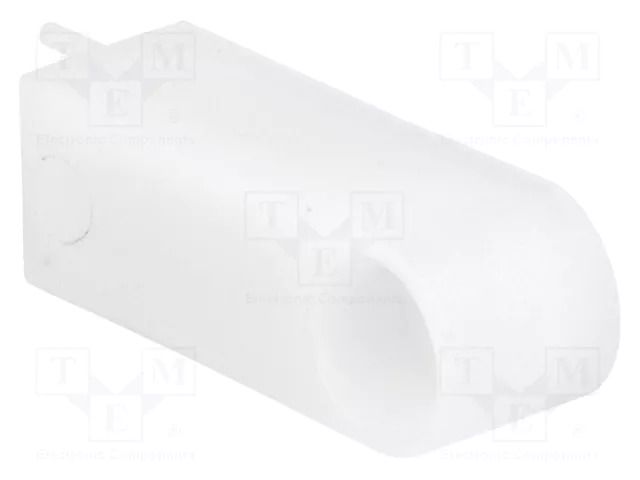 LED housing; 5mm; polyamide; angular; 3 PIN; natural; UL94V-2 FIX&FASTEN FIX-LEK-503-18